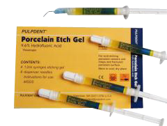 Dental Porcelain Etch Gel Syringe – Pulpdent 590-PEG - Dentamed USA