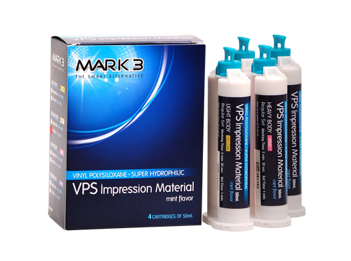 Dental VPS Impression Material Bulk 100/pk - MARK3 / 100-3010Bulk - Dentamed USA