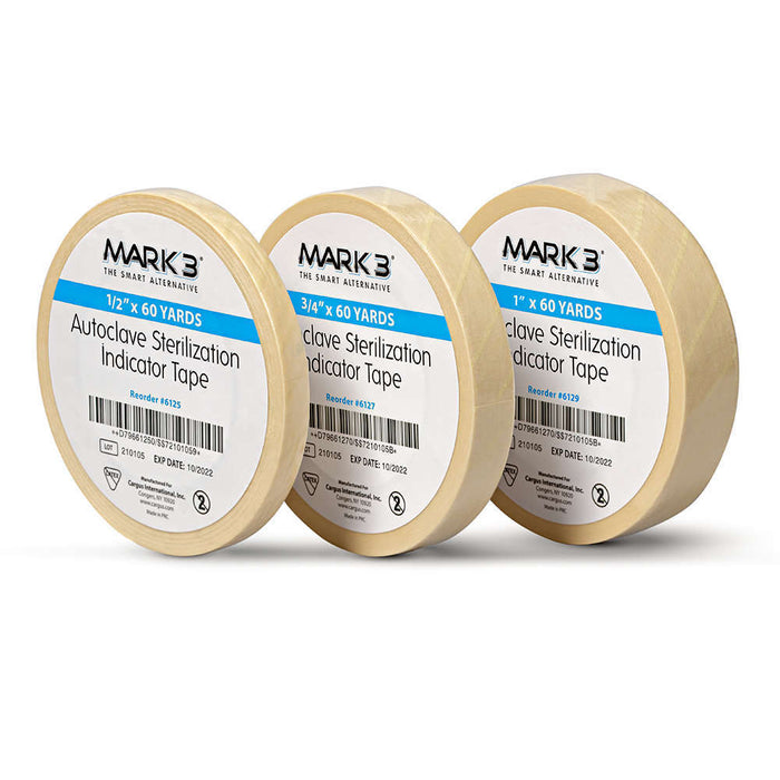 MARK3 Sterilization Indicator Tape 60 yards (steam process) 100-6125