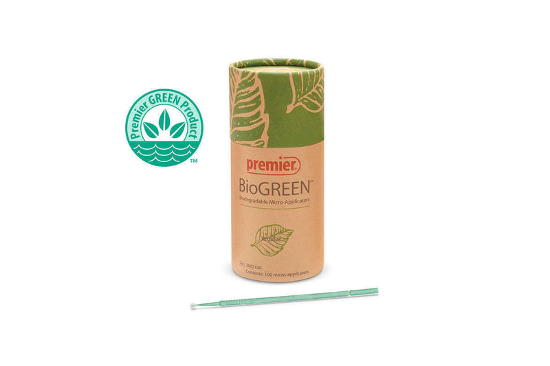 Dental BioGREEN™ Biodegradable Micro-Applicators 100/pk - Premier Dental 580-3005100 - Dentamed USA