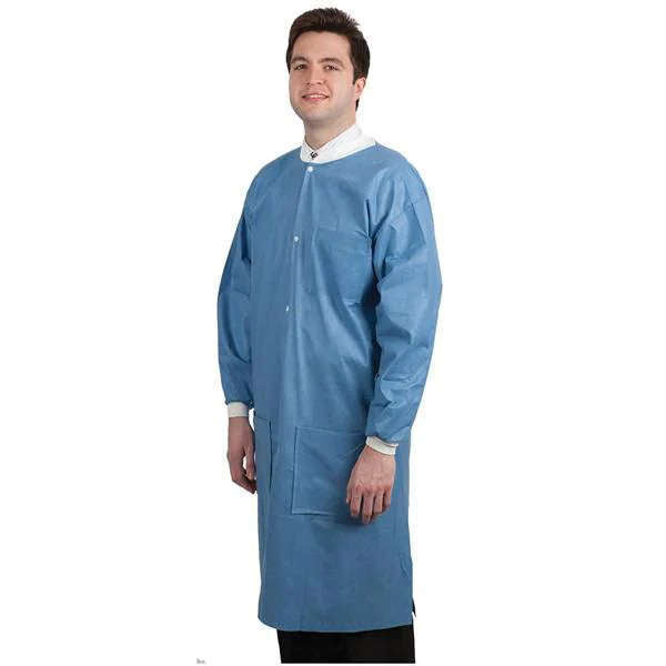 Protect Plus Disposable Lab Jackets Hip Length 10/pk - MARK3