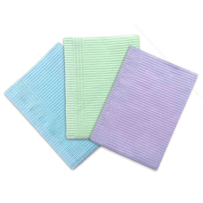 Premium Patient Bibs 3ply 13" X 18" 500/bx - MARK3 / 100-1318BL