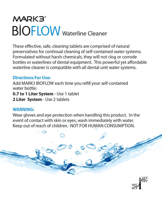 MARK3 BIOFLOW Water Line Cleaner 60/bx 100-7680