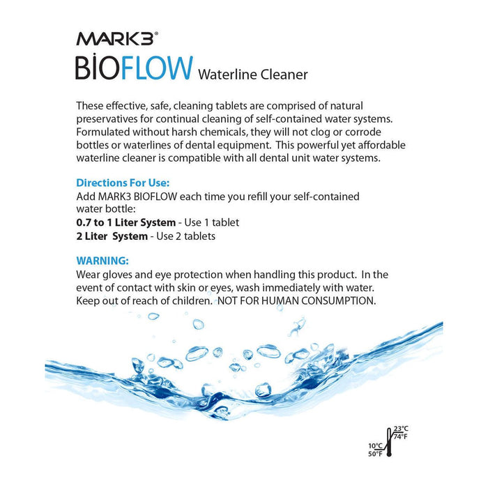 MARK3 BIOFLOW Water Line Cleaner 60/bx 100-7680