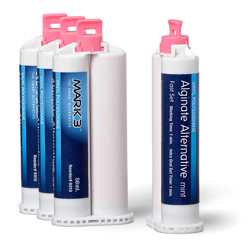 Dental Alginate Alternative Fast Set 50ml. Cartridges 4/pk. - MARK3® / 100-9008 - Dentamed USA