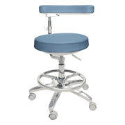 Dental chair package from DENTAMED USA including dental chair, doctor and assistant stools, sterilizer, compressor, and vacuum system.
