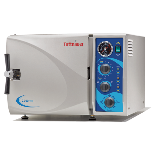 New Tuttnauer 2540M (10") Manual Autoclave - M Series - DENTAMED USA