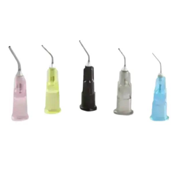 100-2310 PreBent Dispensing Tips Blue 25ga. 100/pk. - MARK3 - DENTAMED USA