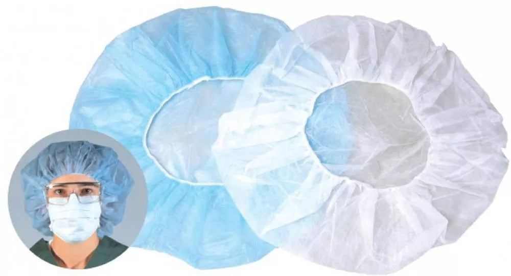 Bouffant Caps Pkg/100 Bouffant Caps bouffant-caps-pkg-100 DENTAMED USA 21” Blue (971-0221), 21” Clear (971-1212), 24” Blue (971-0224), 24”