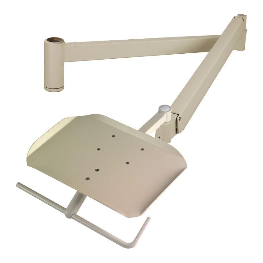 Manual 2" dia. Post Mount Flex Arm System w/Friction Brake and Tray 106-223 - DENTAMED USA