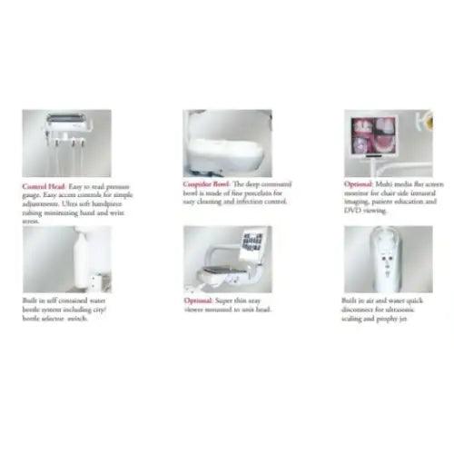 TPC Mirage Chair-Mounted Delivery System W/Cuspidor 2000 Over Patient Delivery System