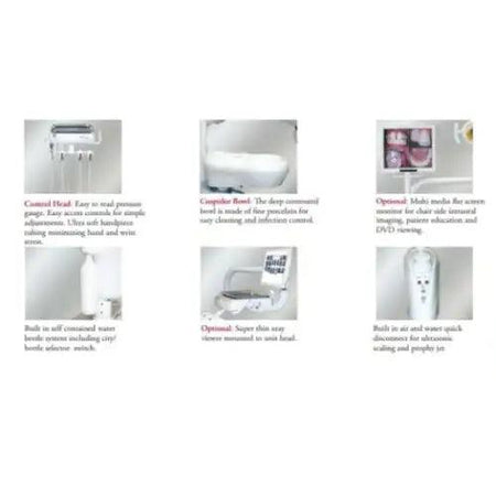 TPC Mirage Chair-Mounted Delivery System W/Cuspidor 2000 Over Patient Delivery System