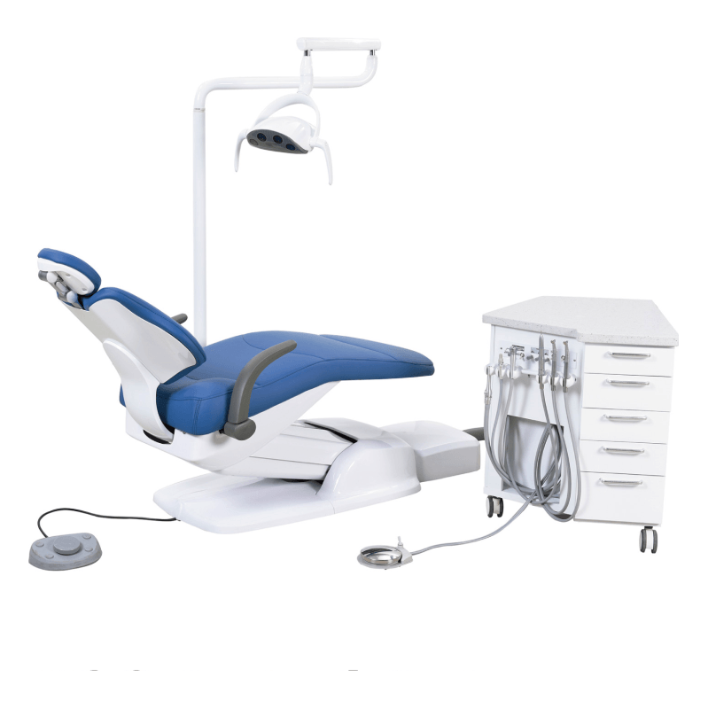 ADS Dental AJ12 Orthodontic Package A9120011 including dental chair, brackets, and orthodontic accessories in a professional dental setup.