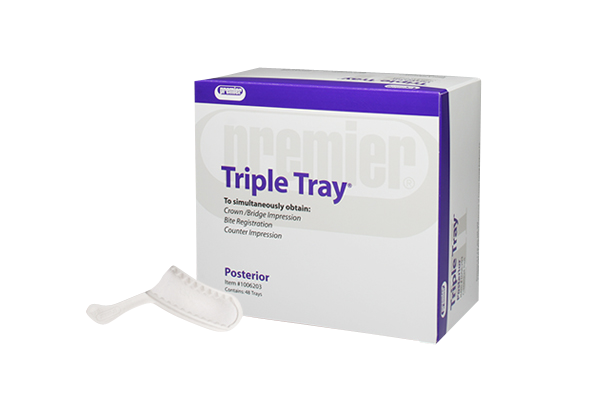 Dental Triple Tray Bite Registratoin Trays - Premier 580-1006213 - Dentamed USA