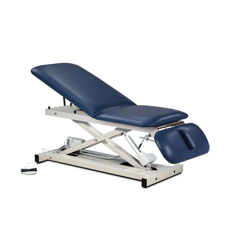 Clinton 82307 Power 400 Open Base Table with Adjustable Backrest - DENTAMED USA