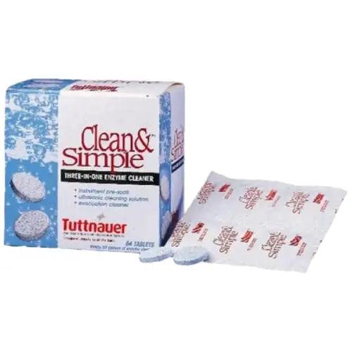 Tuttnauer Clean & Simple Ultrasonic Tablets Ultrasonic Tablets tuttnauer-clean-simple-ultrasonic-tablets DENTAMED USA Autoclave Sterilizer