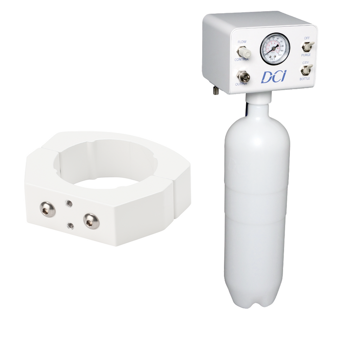 Dental Asepsis Self-Contained Deluxe QS Single Water System w/2 Liter Bottle & 2" Clamp - Dentamed USA