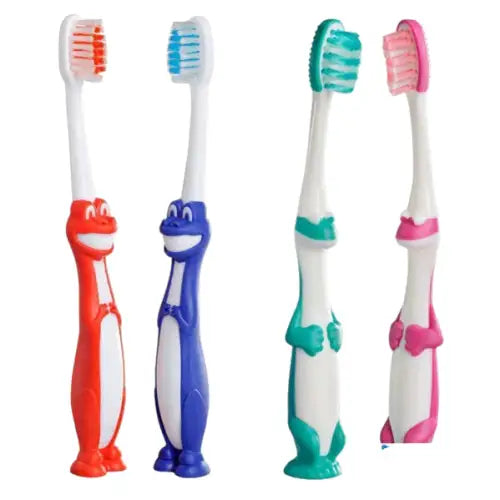 Premium Child Toothbrushes 27T Extra Soft w/Suction Cup 72/cs - MARK3 Premium Child Toothbrushes 27T Extra Soft w/Suction Cup