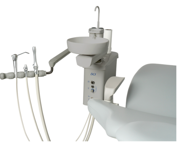 DCI Reliance Post Mount Utilities PMU w/Cuspidor Gray PN RO4152 - Dentamed USA