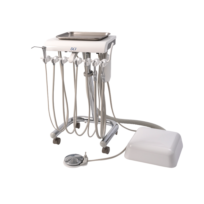 DCI Reliance Automatic Control Dental Cart for 3 HP w/Standard Vacuum 4542 - Dentamed USA