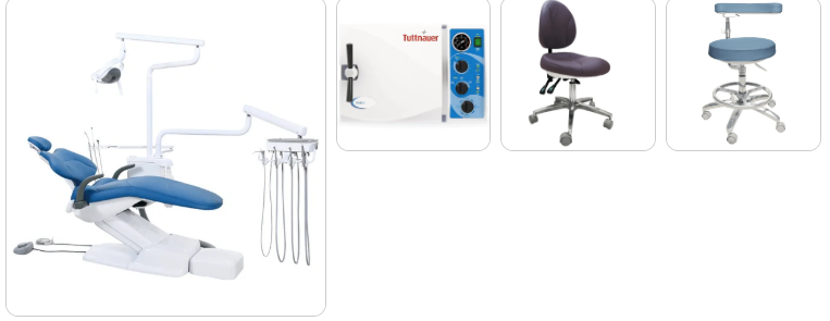 New Dental Chair Package # 2 ( W/Dr & Asst Stools+Sterilizer AD80256623)