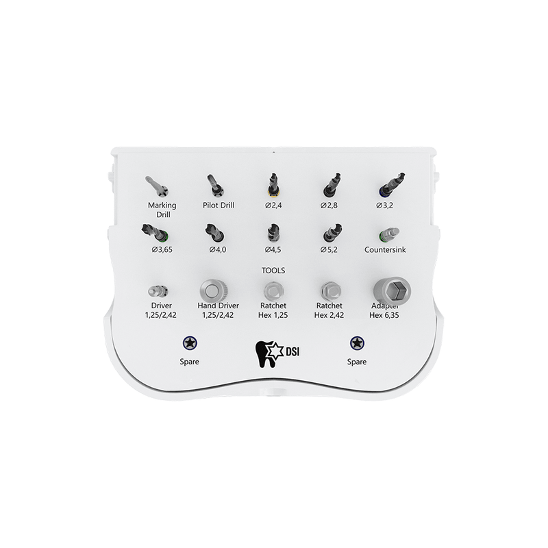 DSI SK001 New Stepped Drills Surgical Kit - DENTAMED USA