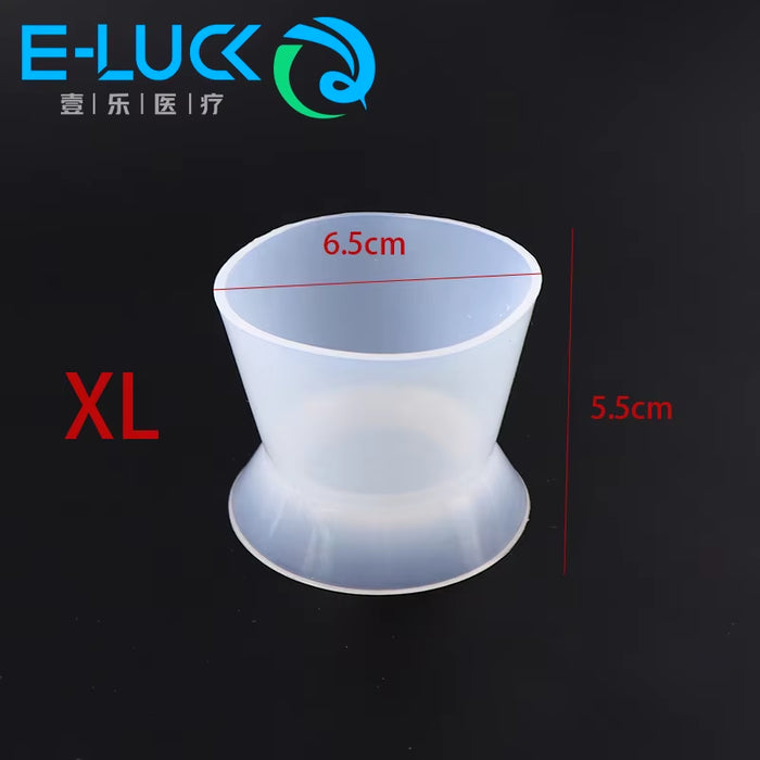 Dental Silicone Rubber Cup Dentist Rubber Mixing Bowls Teeth Whitening Disinfecting Laboratory Tools