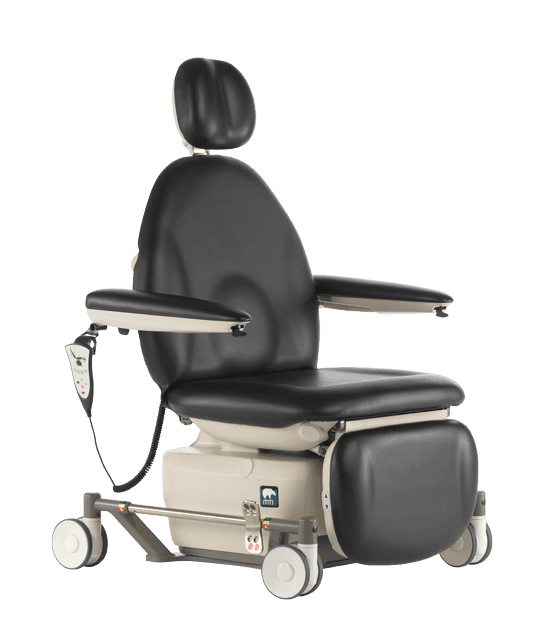 MTI 840 Battery-Powered Surgical Stretcher Bed with Rear Steer Mobile Base | 725 lb Capacity