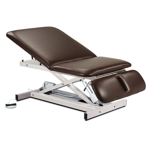 Clinton Extra Wide Bariatric Power Table with Adjustable Backrest and Drop Section 84430 Medical Equipment 