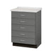 Clinton 8805 Treatment Cabinet with 5 Drawers - DENTAMED USA