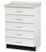 Clinton Fashion Finish Molded Top Treatment Cabinet with 5 Drawers  8805-AF - DENTAMED USA