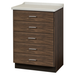 Clinton Fashion Finish Molded Top Treatment Cabinet with 5 Drawers  8805-AF - DENTAMED USA