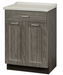 Clinton 8821-AF Fashion Finish, Molded Top Treatment Cabinet with 2 Doors and 1 Drawer - DENTAMED USA