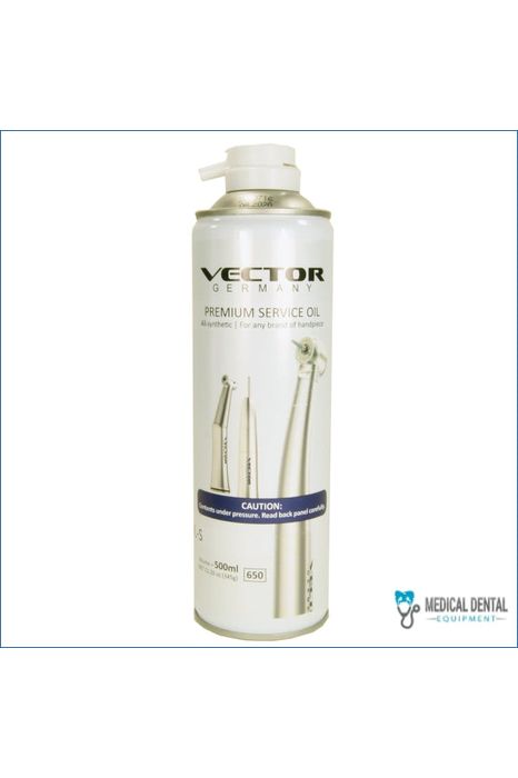 Vector Spray Premium Handpiece Lubricant The ALL-SYNTHETIC premium oil Spray Premium Handpiece Lubricant