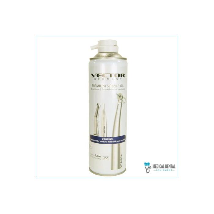 Vector Spray Premium Handpiece Lubricant The ALL-SYNTHETIC premium oil Spray Premium Handpiece Lubricant