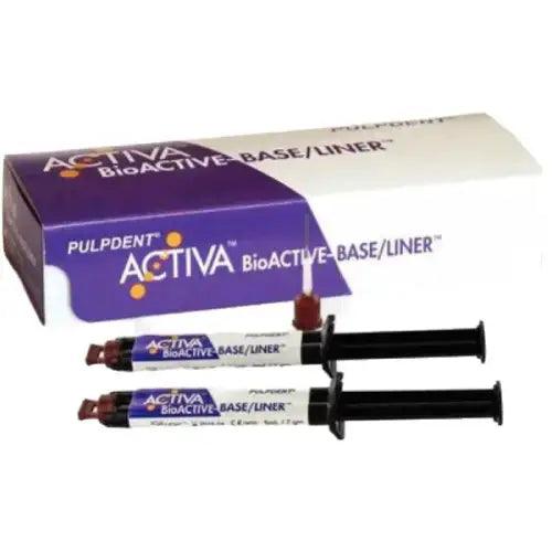 ACTIVA BioACTIVE Base/Liner - Pulpdent ACTIVA BioACTIVE Base/Liner Value Pack 2- 5ml Automix Syringe- Pulpdent 590-VB2 BioACTIVE Base/Liner
