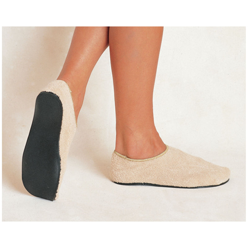 Adult Slippers, 9-10, Beige, 60/cs