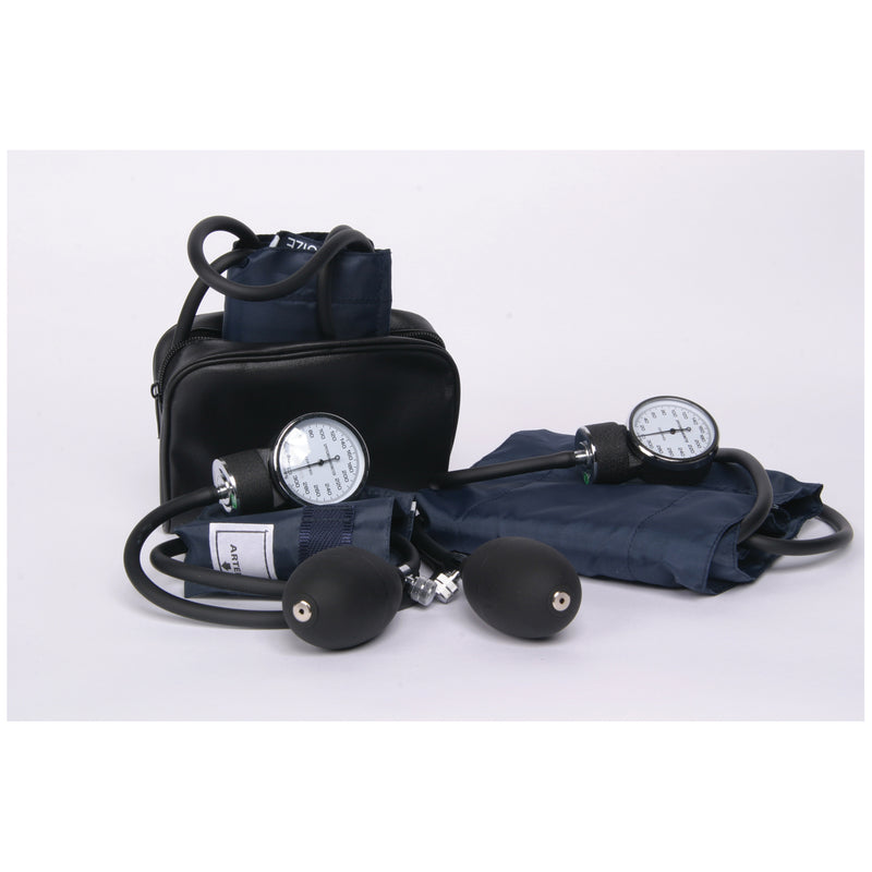 Aneroid Sphygmomanometer, Small Adult, Navy, Latex Free (LF)