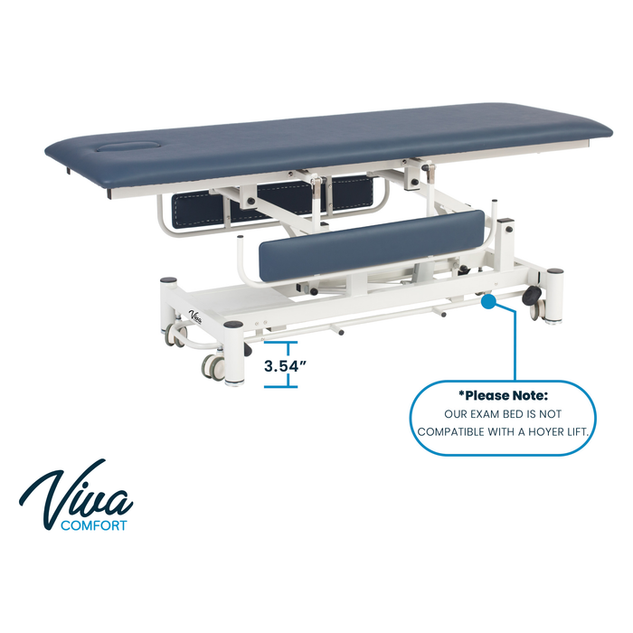 Viva ComfortElite-Line Hi-Lo Power Treatment Table with Padded Side Rails 903-03