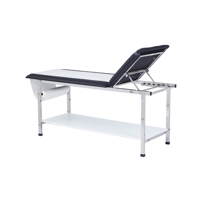 Viva Comfort Noble-Line Treatment Table with Shelf and Adjustable Back ADI996-02-BLK