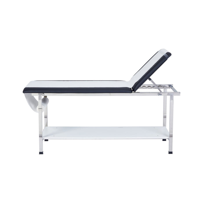 Viva Comfort Noble-Line Treatment Table with Shelf and Adjustable Back ADI996-02-BLK