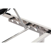 Viva Comfort Noble-Line Treatment Table with Shelf and Adjustable Back ADI996-02-BLK - DENTAMED USA