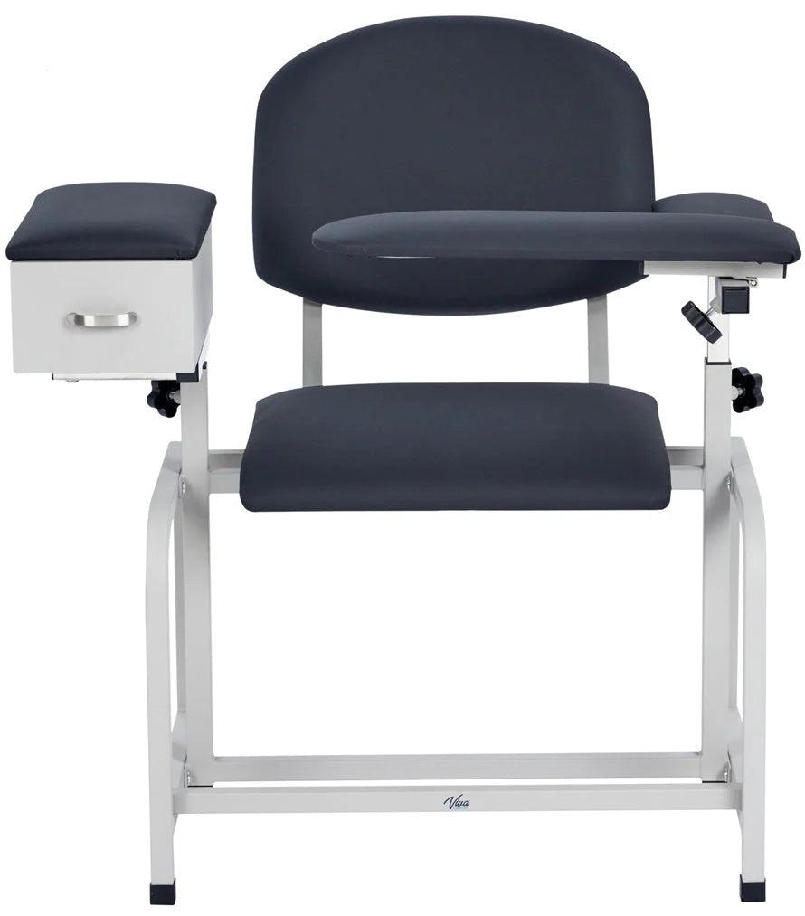 Viva Comford Padded Blood Drawing Chair with Drawer - DENTAMED USA