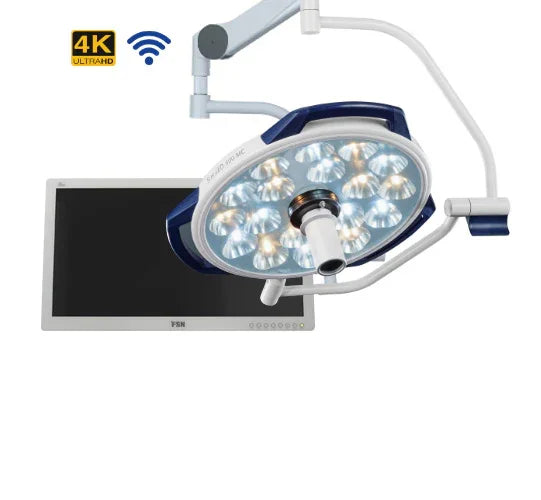 SIMEON LED 500, Single Light, 1x 32" Monitor Arm, Ceiling | Aspen Surgical AS.100.005 - Dentamed USA