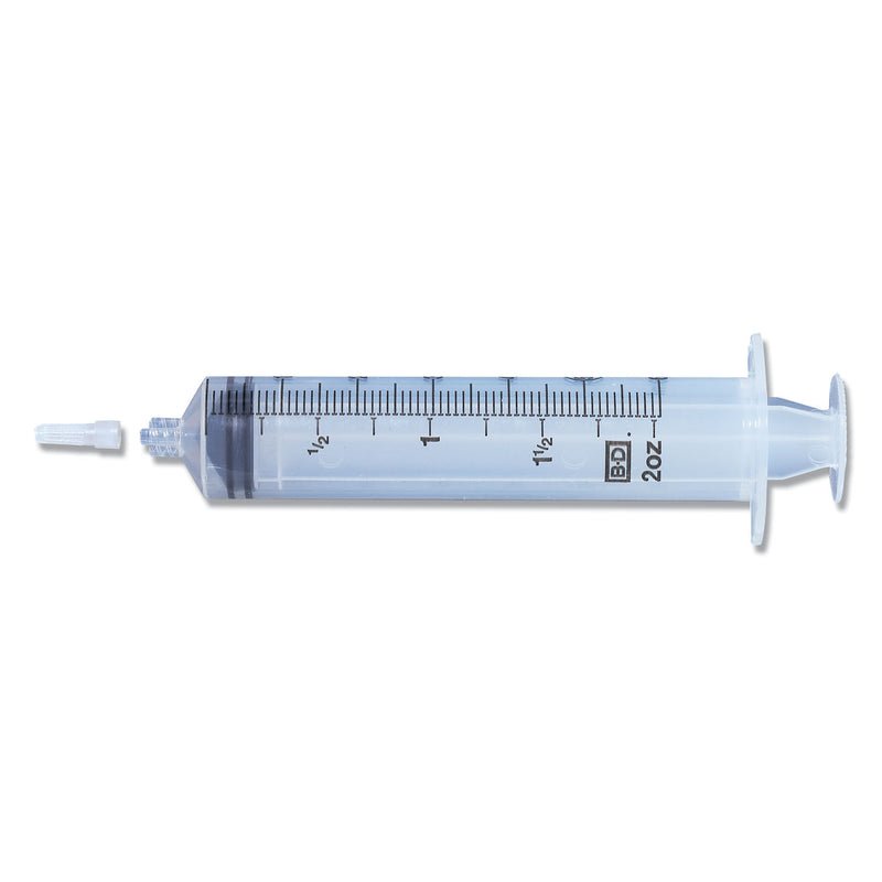 Syringe Only, 60mL, Eccentric Tip, 60/bx, 4 bx/cs (Continental US Only) (Drop Ship Requires Pre-Approval)
