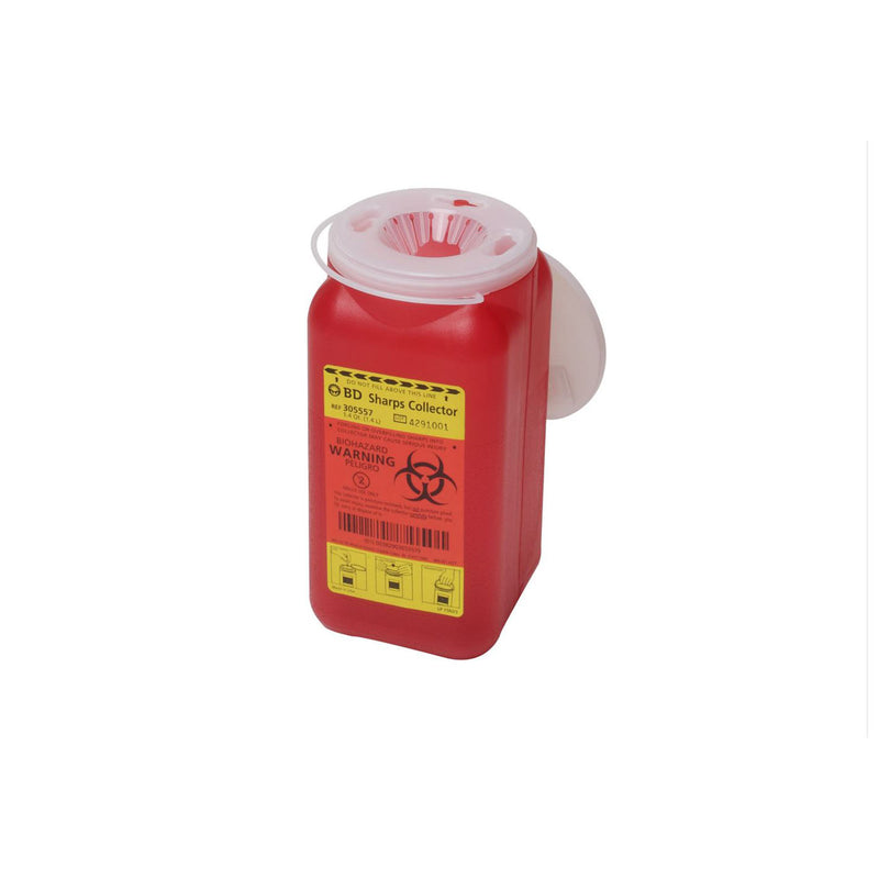Sharps Collector, 1.4 Qt, Small, Red, 36/cs (Continental US Only) (Item is on allocation.  Supplies may be limited or there may be longer than normal lead times) (Drop Ship Requires Pre-Approval)