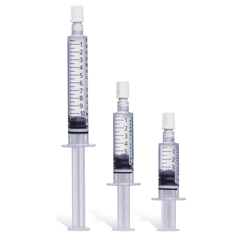 Normal Saline Sterile Field Syringe, 10mL, 30/bx, 8 bx/cs (Rx) (NDC# 08290-0950-10) (Temp Sensitive; Non-Returnable) (Continental US Only, Excluding IN & ND) (Drop Ship Requires Pre-Approval)