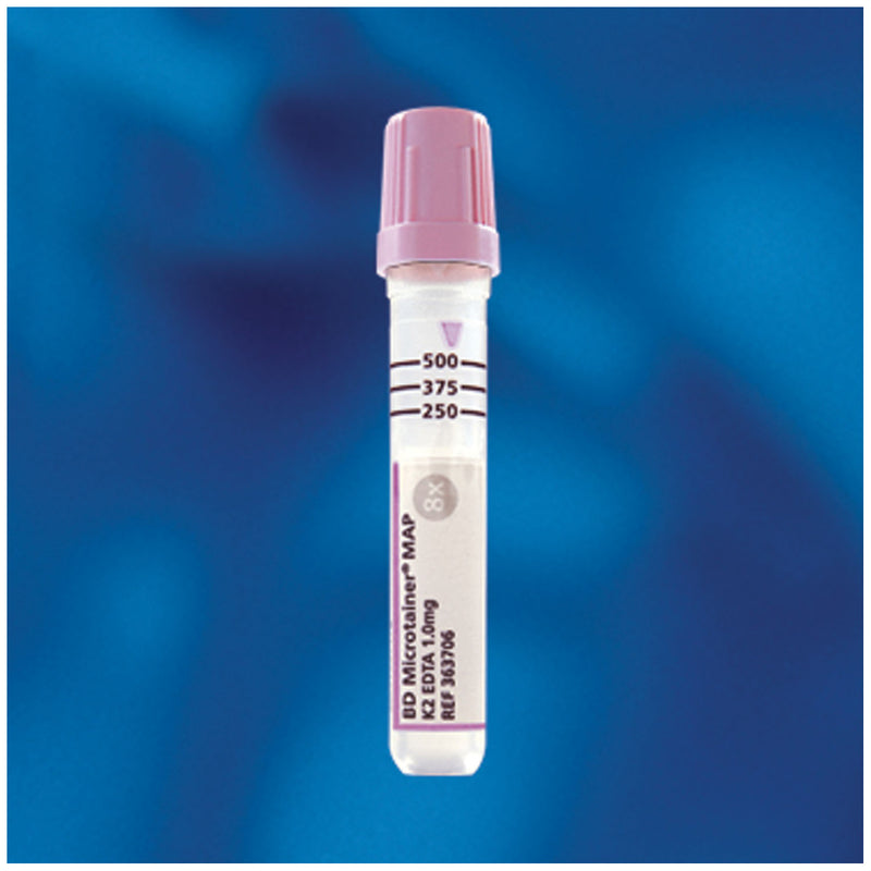 MAP Microtube For Automated Process with K2EDTA 1.0mg, BD Microgard Closure, 50/bx (Continental US Only) (Drop Ship Requires Pre-Approval)
