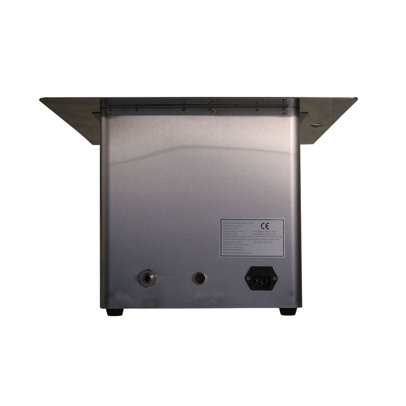 Recessed Ultrasonic Cleaner with Heat, 10 Liter, Capacity: 10L/2.64 Gal, Includes Stainless Steel Hanging Basket (DROP SHIP ONLY)