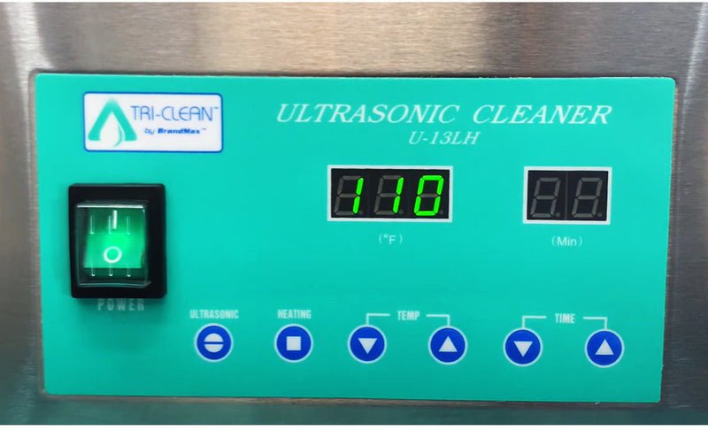 Tri Clean Ultrasonic Countertop Cleaner With Heat Stainless Steel 4L To 20L